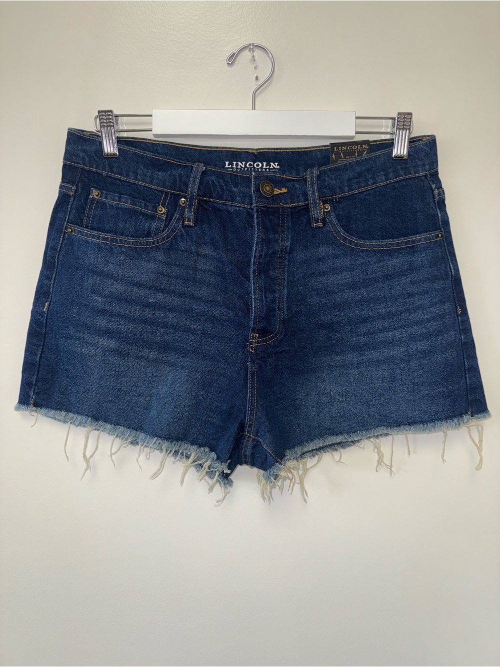 NWT Lincoln Outfitters (14) Brand New High Rise Denim Jean Shorts